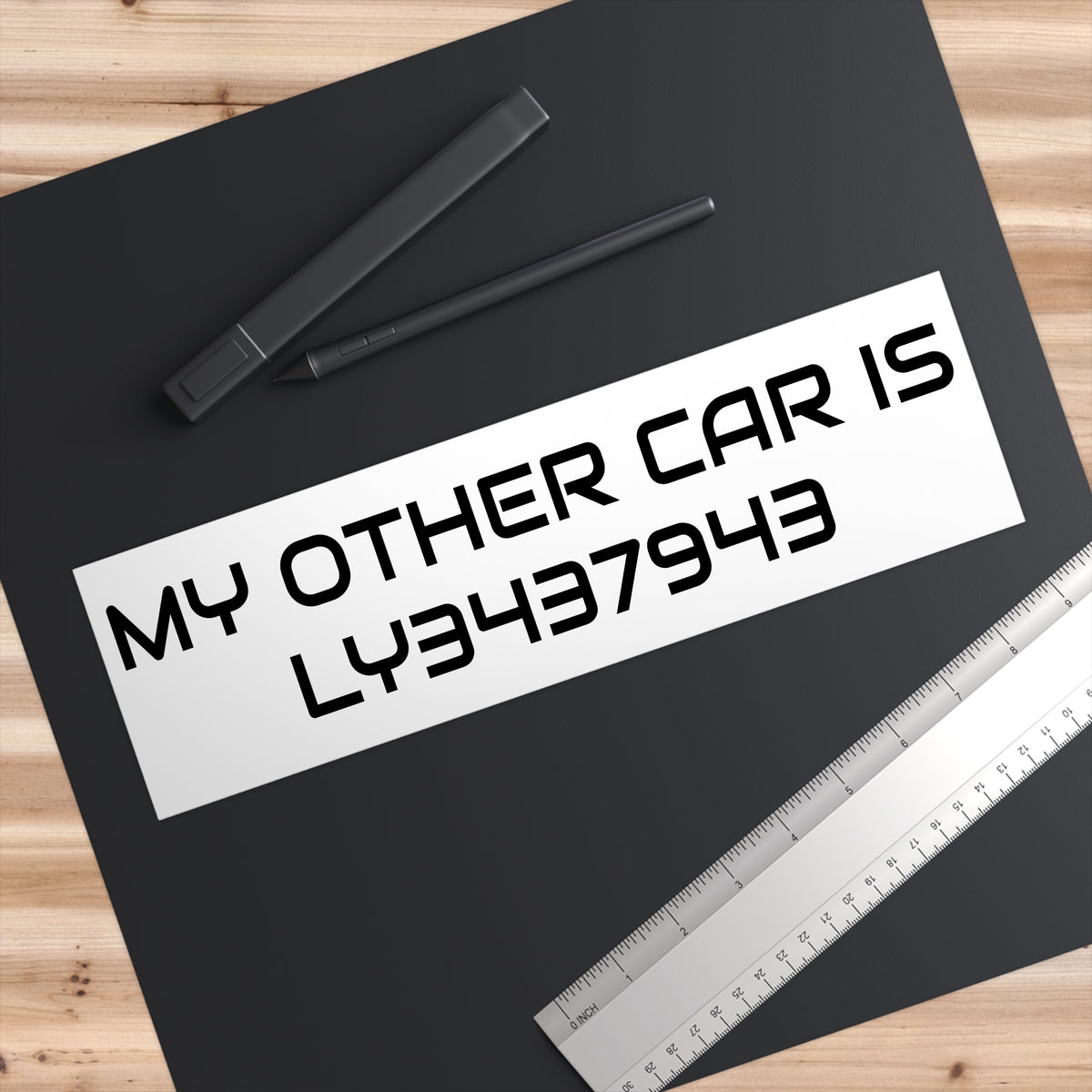MY OTHER CAR IS LY3437943 Bumper Sticker