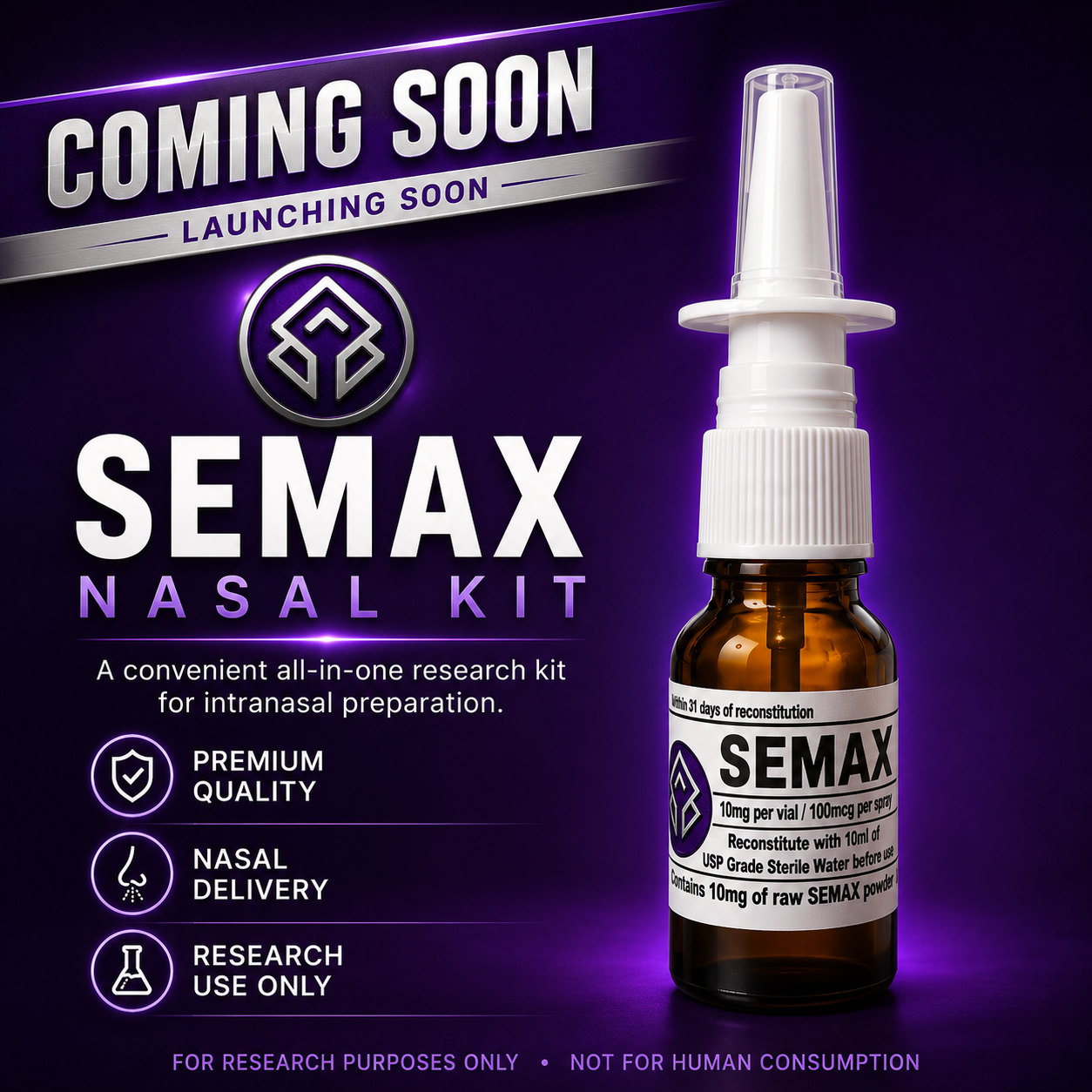 SEMAX 10mg NASAL KIT