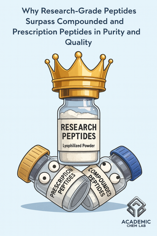 The Crown Jewel of Purity: Why Research-Grade Peptides Reign Supreme Over Compounded and Prescription Alternatives
