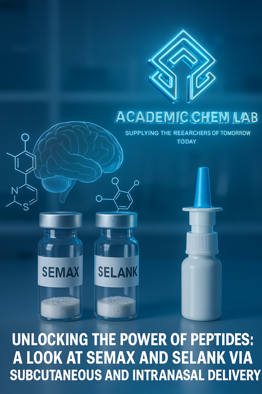 Unlocking the Power of Peptides: A Look at Semax and Selank via Subcutaneous and Intranasal Delivery