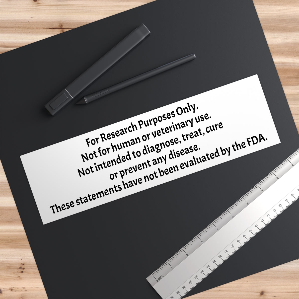 For Research Purposes Only Bumper Sticker