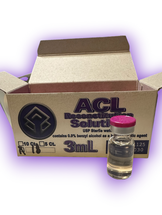 18-PACK Reconstitution Solution – 3 mL Vials