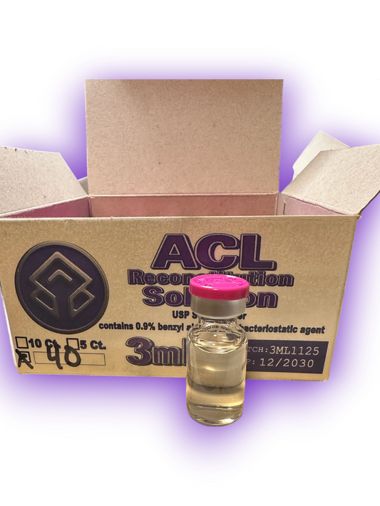 40-PACK Reconstitution Solution – 3 mL Vials