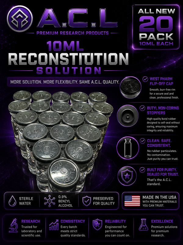 10ml Reconstitution Solution 20 Count Pack