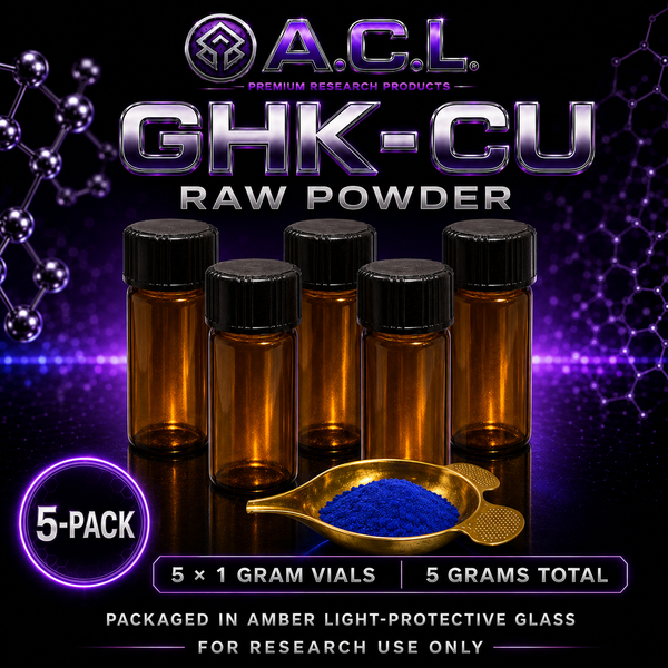 5-pack GHK-cu 1g vials