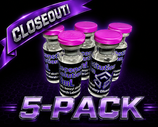 5 PACK RECONSTITUTION SOLUTION 3ML