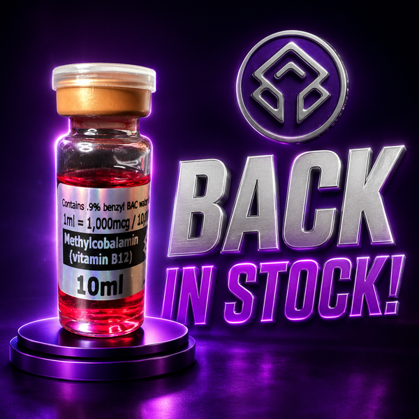 Methylcobalamin (vitamin B12) – 10,000 mcg / 10mL Vial