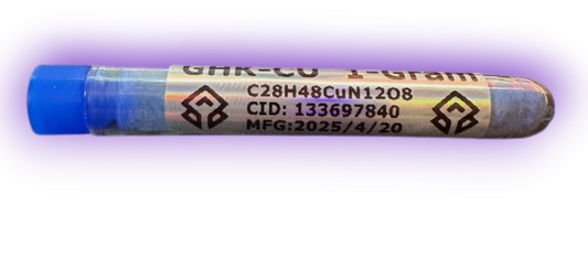 GHK-Cu Cosmetic Grade Powder – 1 Gram Vial (Topical Use Only)