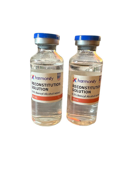 2 pack BAC Pack  Harmonify Reconstitution Solution - 30ml Sterile BAC Formula