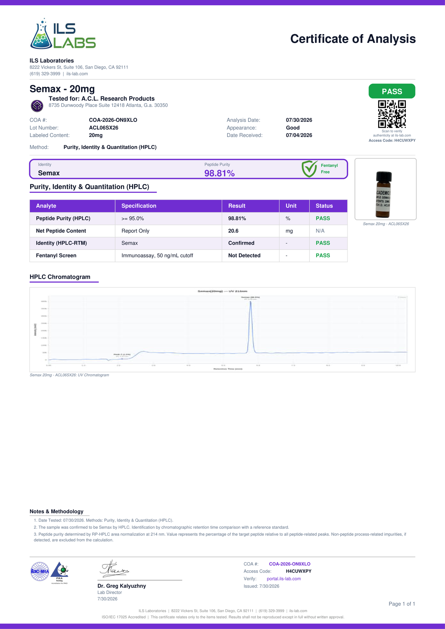 SEMAX 10mg NASAL KIT