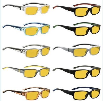 NEW!! Biohacking Blue Light Blocking Glasses Readers Style 0.00+- no magnification